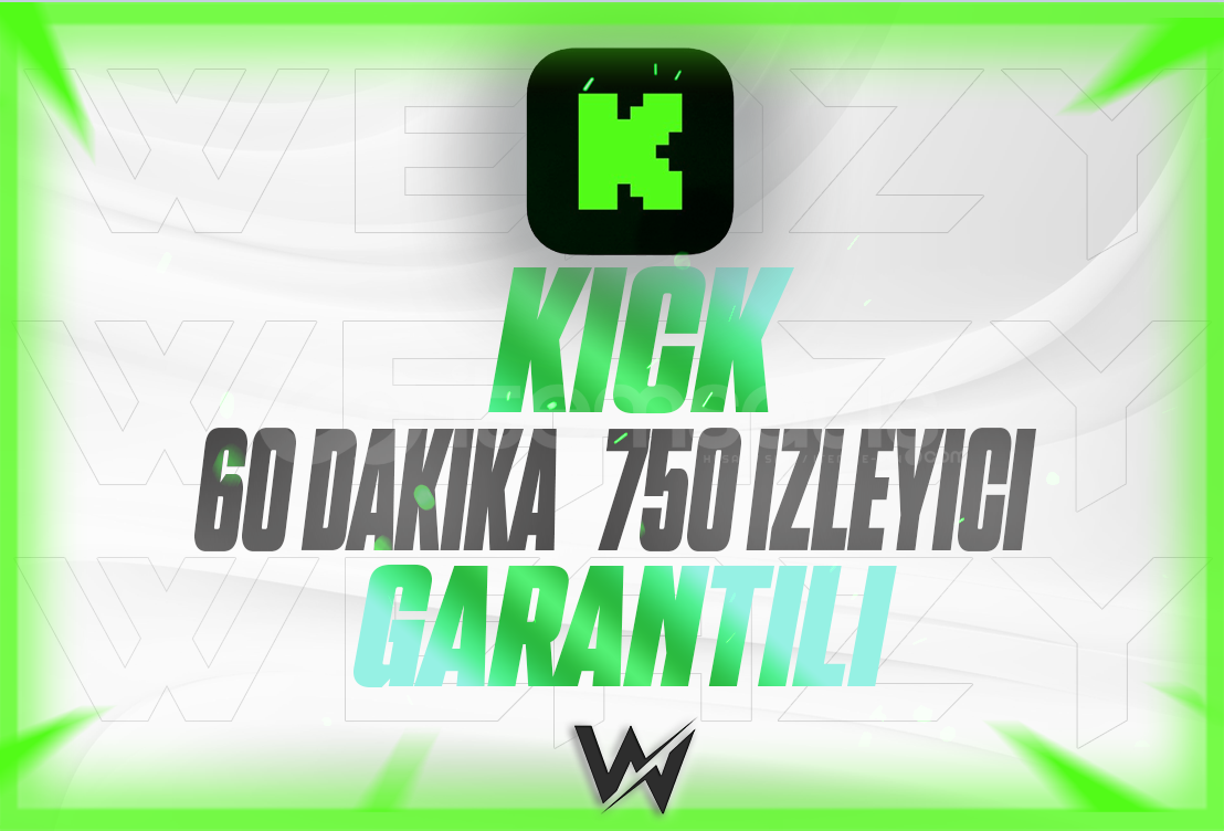 KICK GARANTILI 60 DAKIKA 750 IZLEYICI KICK GARANTILI 60 DAKIKA 750 IZLEYICI