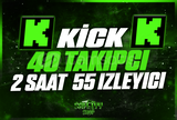 ☘️KICK İZLENME PAKETİ #1☘️