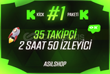 KICK İZLENME PAKETİ #1 - GERÇEK