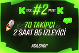 KICK İZLENME PAKETİ #2 - GERÇEK