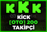 ⭐KİCK [OTO] 200 TAKİPÇİ⭐