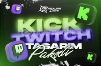 KICK & TWITCH TASARIM PAKEDİ