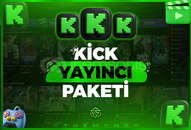 ⭐️ KİCK YAYINCI PAKET TASARIM ⭐️