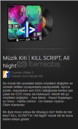 KILL SCRIPT, All Night Müzik Kiti