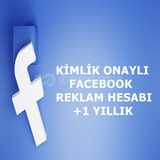 KİMLİK ONAYLI FACEBOOK REKLAM HESABI +1 YILLIK
