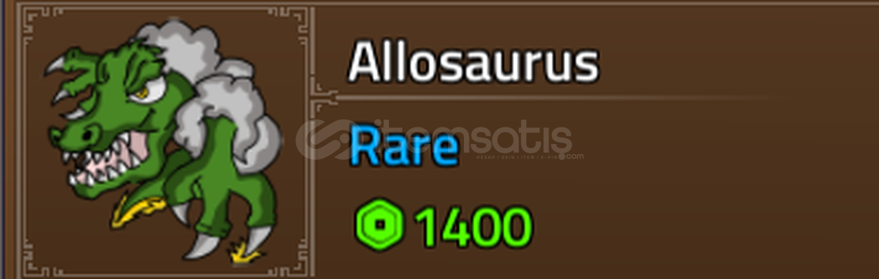 King Legacy PERMANENT Allosaurus King Legacy PERMANENT Allosaurus