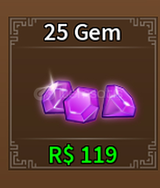 King Legacy 25 Gem