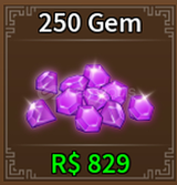 King Legacy 250 gem