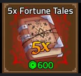 King Legacy 5x FORTUNE TALES BOOKS (600 Robux)