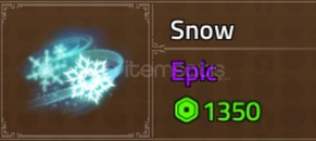 ✨King Legacy Snow ✨