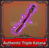 King Legacy Authentic Triple Katana