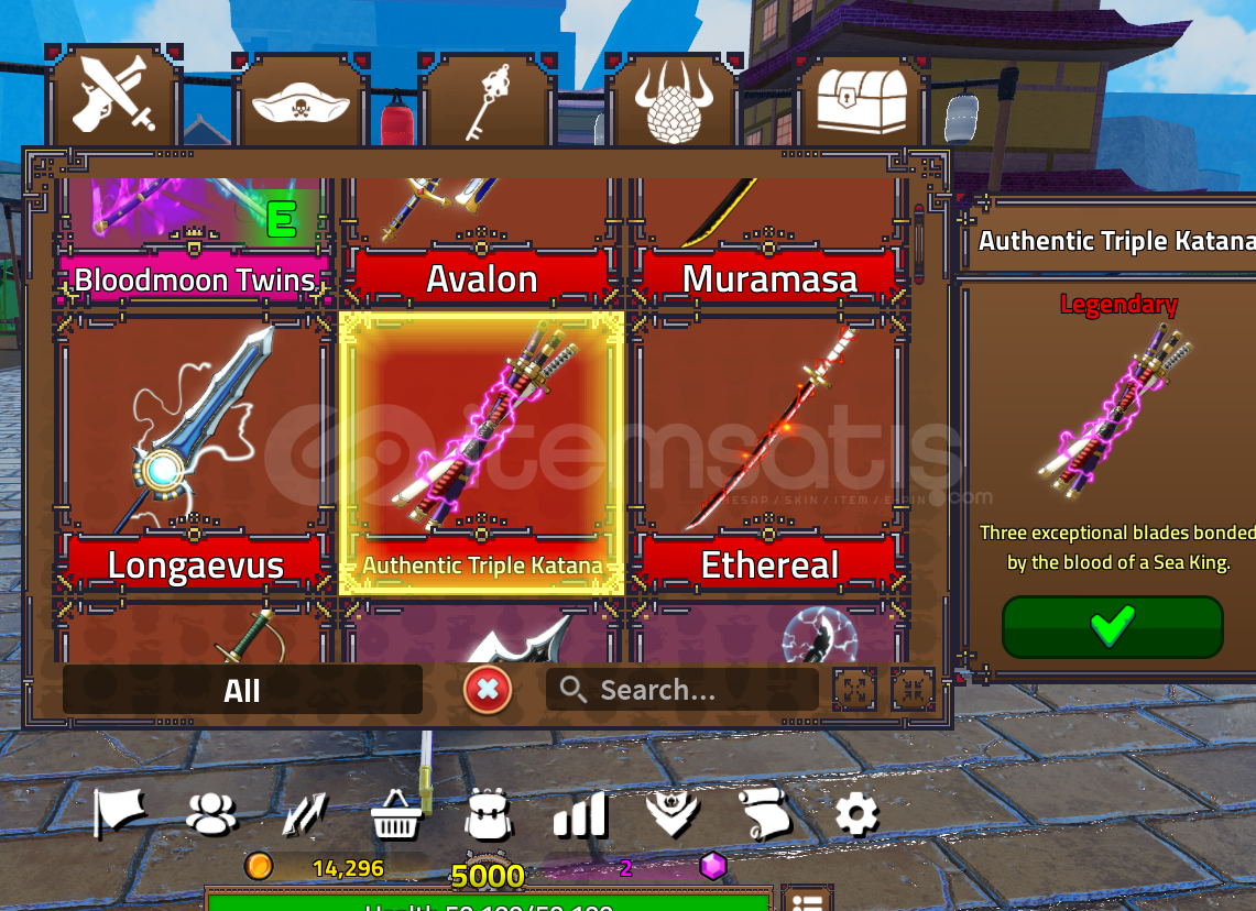 KİNG LEGACY AUTHENTİC TRİPLE KATANA - ATK KİNG LEGACY AUTHENTİC TRİPLE KATANA - ATK