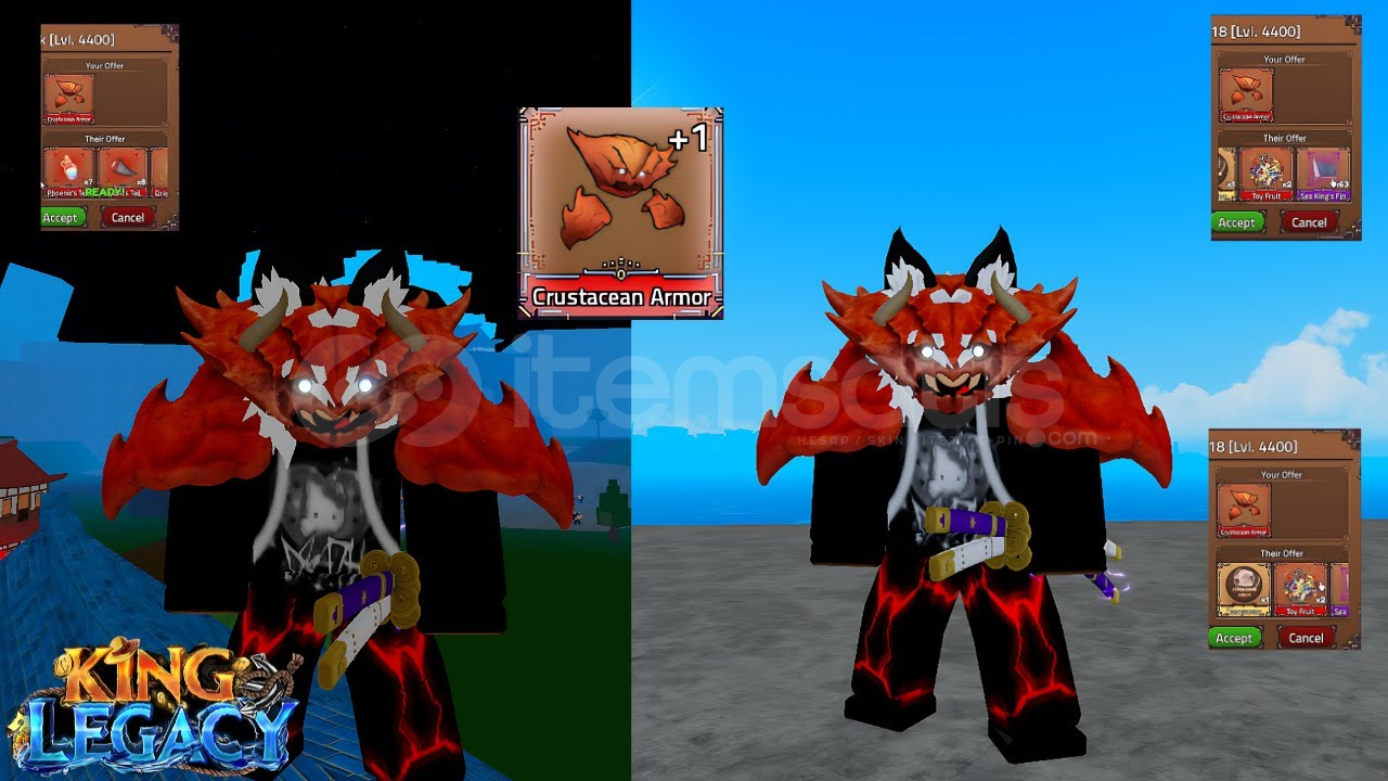 King Legacy Crustacean Crab Armor EN UCUZU!! King Legacy Crustacean Crab Armor EN UCUZU!!