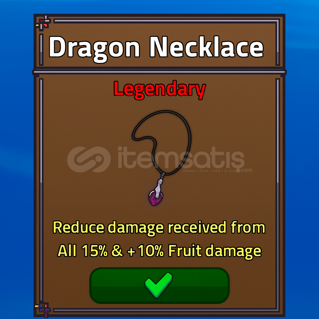 King Legacy Dragon Necklace King Legacy Dragon Necklace