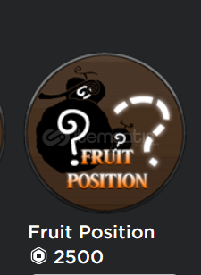 King Legacy Fruit Position King Legacy Fruit Position