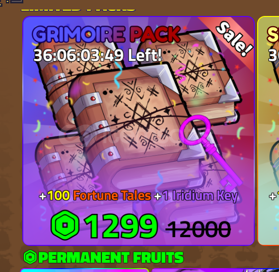 King Legacy Grimoire Pack King Legacy Grimoire Pack