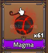 King Legacy Magma Fruit - Meyvesi 6 adet