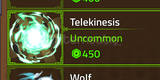 King Legacy Perm Telekinesis Fruit