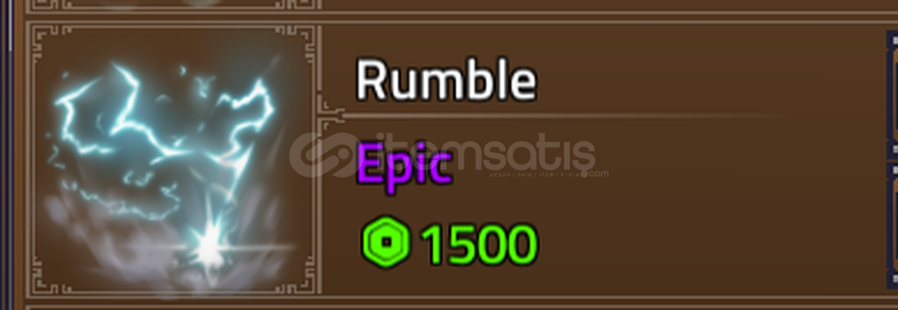 King Legacy PERMANENT Rumble King Legacy PERMANENT Rumble