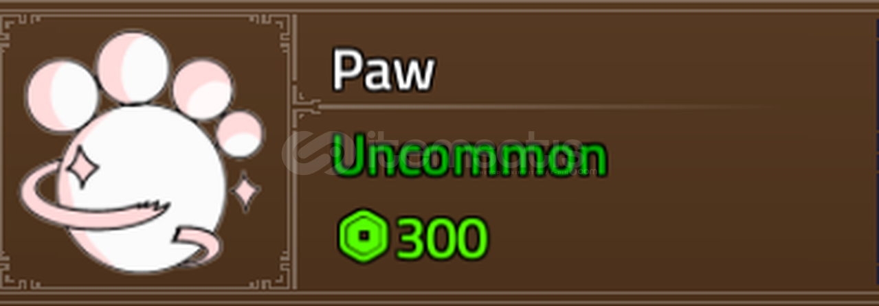 King Legacy PERMANENT Paw King Legacy PERMANENT Paw