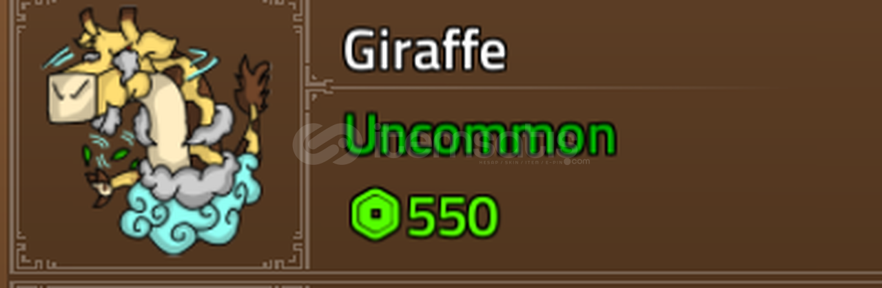 King Legacy PERMANENT Giraffe King Legacy PERMANENT Giraffe