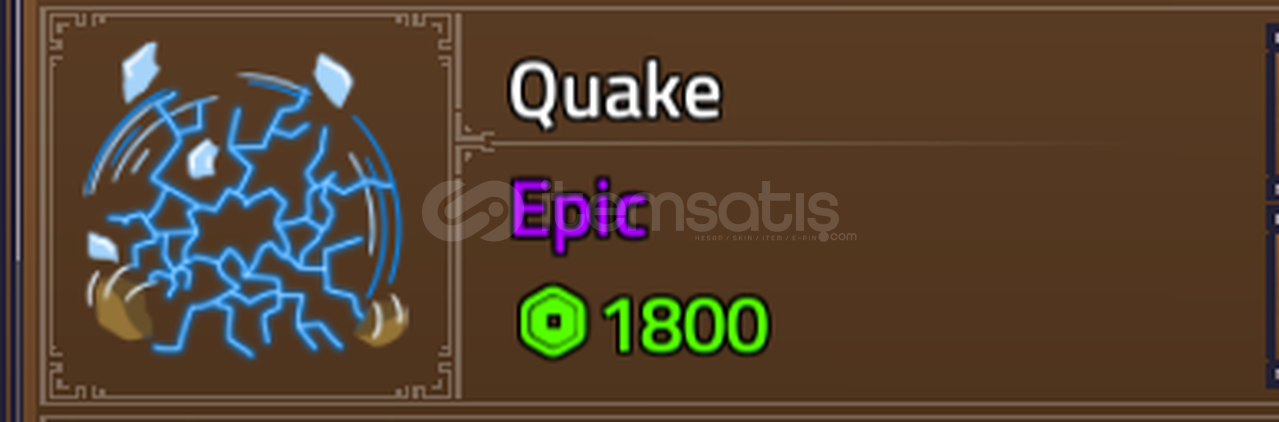 King Legacy PERMANENT Quake King Legacy PERMANENT Quake