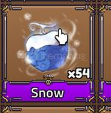 King Legacy Snow Fruit - Meyvesi 6 ADET