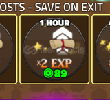 King Legacy x2 Exp 1 Hour 1 Hours