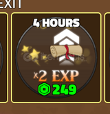 King Legacy x2 Exp 4 Hour 
