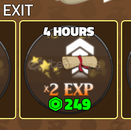 King Legacy x2 Exp 4 Hours
