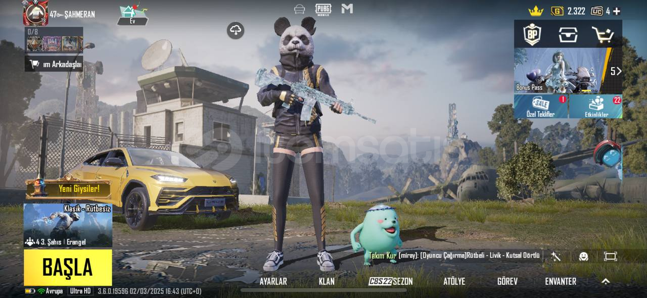 KİRALIK HESAP AÇIKLAMAYI OKU!!!! KİRALIK HESAP AÇIKLAMAYI OKU!!!!