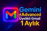 ⚡1 Ay Gemini Pro Üyeliği + Veo 3 - [KİŞİSEL]⚡
