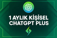 ⭐ KİŞİSEL 1 AYLIK CHATGPT PLUS - Garantili