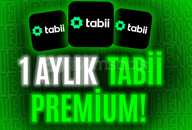 ⭐(KİŞİSEL) 1 AYLIK TABİİ PREMİUM + GARANTİ⭐
