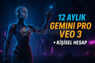 [KİŞİSEL] ⭐ 12 AYLIK GEMİNİ PRO + VEO 3 HESABI ✅