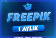  FREEPİK PREMİUM 1 AYLIK | Kişiye Özel | Anlık