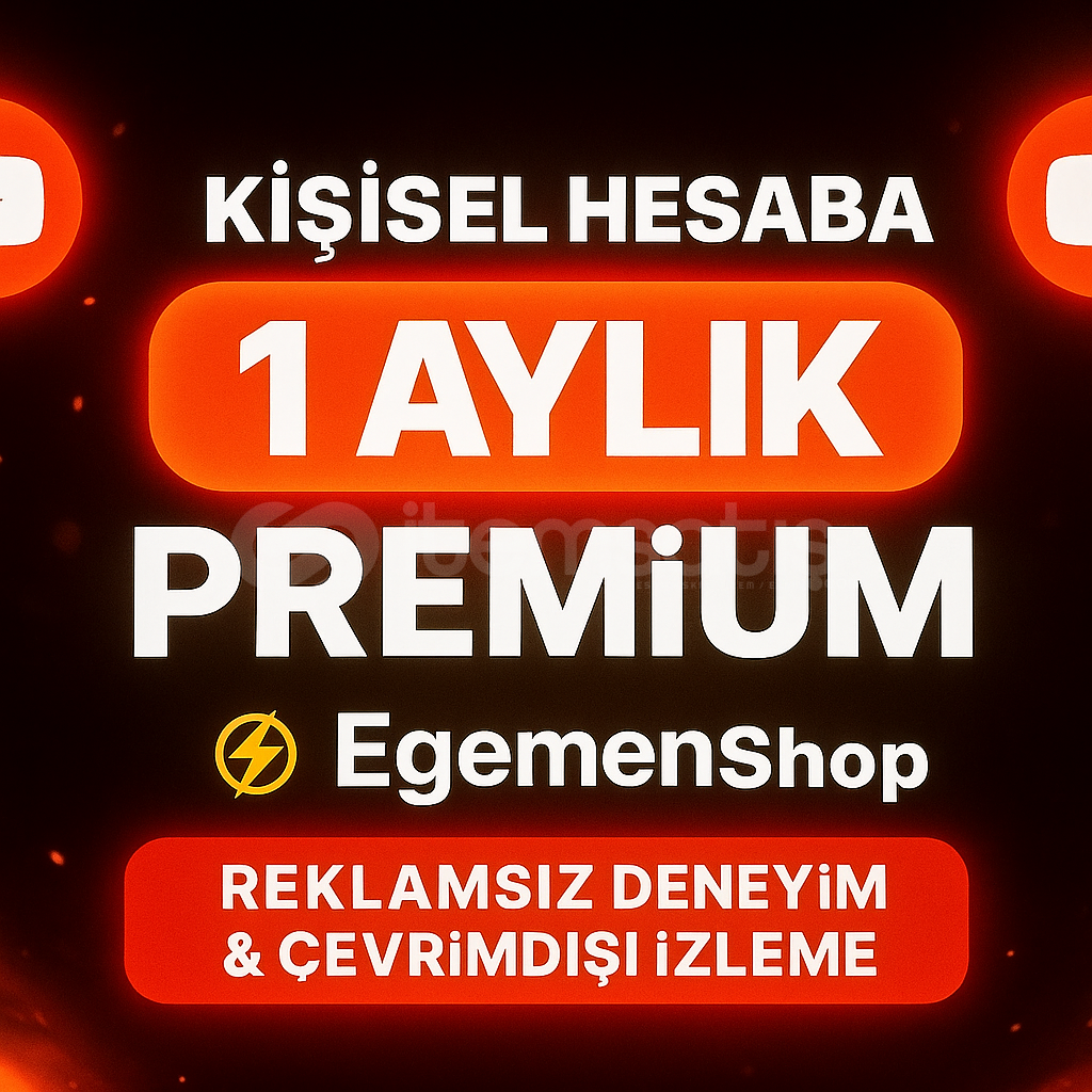 Kişisel Hesaba 1 Aylık YouTube Premium   Kişisel Hesaba 1 Aylık YouTube Premium