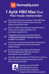 Kişisel ve Garantili 1 Aylık Hbo Max 4k 