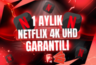 Kişiye Özel 1 AY GARANTİLİ 4K HD Netflix Hesap 