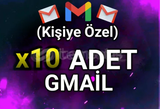 ⭐️KİŞİYE ÖZEL 10 ADET GMAİL ⭐️SIKINTISIZ⭐️