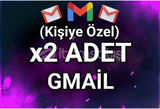 ⭐️KİŞİYE ÖZEL 2 ADET GMAİL ⭐️SIKINTISIZ⭐️