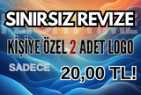 ⭐ Kişiye Özel 2 Adet Logo Tasarımı ⭐