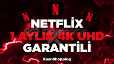 ⭐KİŞİYE ÖZEL | 4K Netflix 1 Aylık + Garanti ⭐