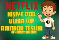 ⭐1SN TESLİMAT⭐| 4K ULTRA KADEMELİ NETFLİX HESAP