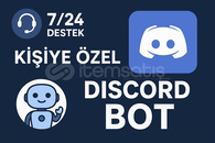 Kişiye özel discord botu yapılır (Açıklama oku) Kişiye özel discord botu yapılır (Açıklama oku)