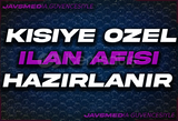 ⭐KİŞİYE ÖZEL EŞSİZ JAVSMEDYA İLAN TASARIMLARI ⭐