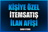 ⭐️KİŞİYE ÖZEL İLAN AFİŞİ ⭐️