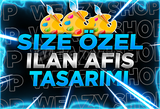 KİŞİYE ÖZEL İLAN AFİŞİ TASARIMI!