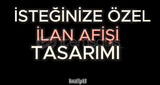 ⭐KİŞİYE ÖZEL İLAN AFİŞİ TASARIMI⭐