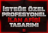 ⭐KİŞİYE ÖZEL İLAN AFİŞİ TASARIMI⭐